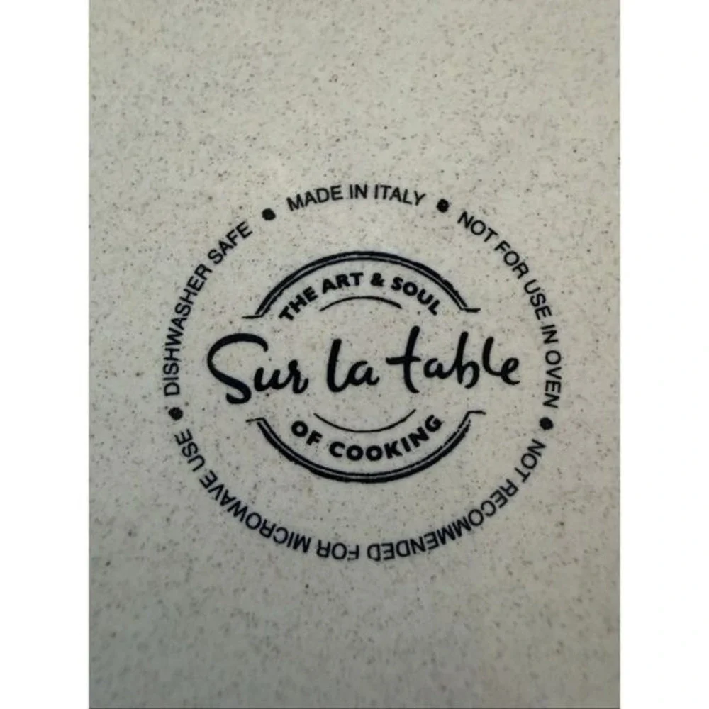 Sur La Table Mediterranean rooster themed 17 inch platter
